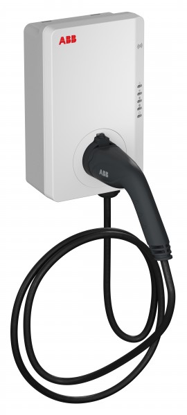 ABB Wallbox 22kW Typ2 mit RFID und 5 Meter Kabel